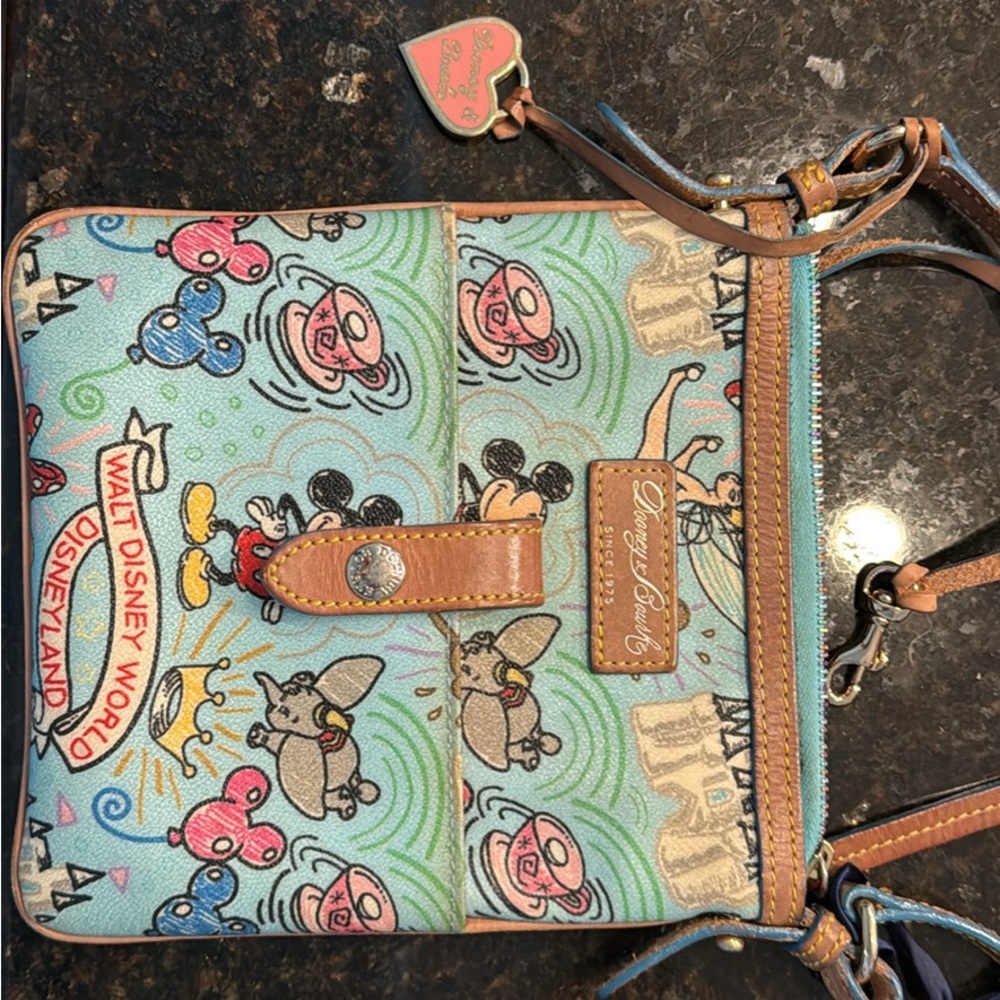 Dooney & Bourke Disney Crossbody Bag - Blue and Brown